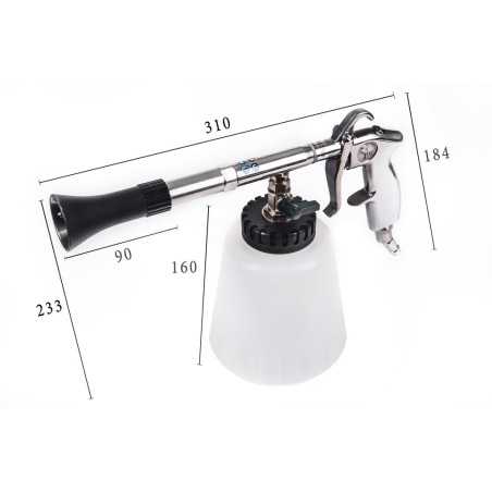 Pistolet piorący BenBow PRO – z obrotową dyszą i regulacją płynu