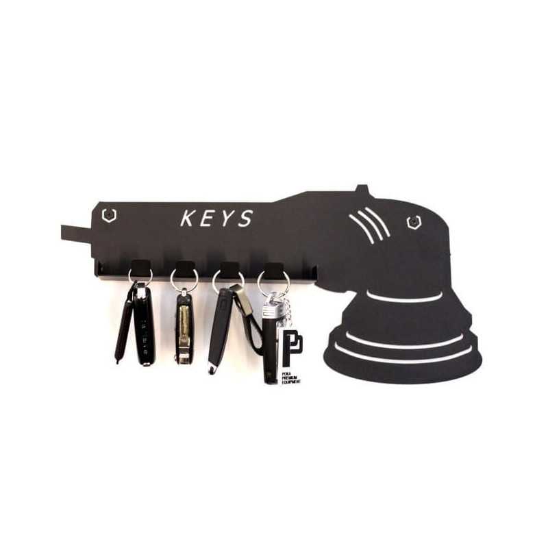 Poka Premium Equipment - wieszak na klucze w kształcie polerki z dodatkową półeczką