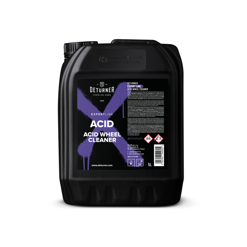 DETURNER ACID Wheel Cleaner 5L – kwaśny koncentrat do felg
