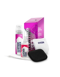 GYEON Q2M LeatherSet Natural - zestaw do czyszczenia i konserwacji skóry typu Semi-anilina i Nappa