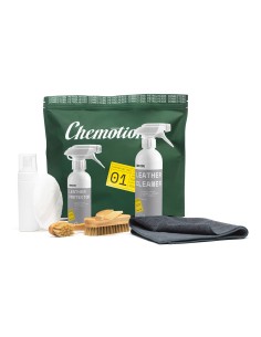 Chemotion Leather Set Pro 01 - zestaw do czyszczenia i impregnacji skór samochodowych