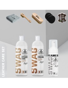 Swag ZESTAW LEATHER CARE SET - zestaw do czyszczenia i konserwacji tapicerki skórzanej
