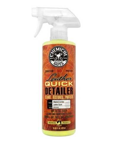 Chemical Guys Leather Quick Detailer 473ml - czyści i odświeża skóry