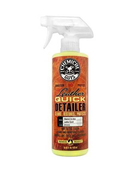 Chemical Guys Leather Quick Detailer 473ml - czyści i odświeża skóry