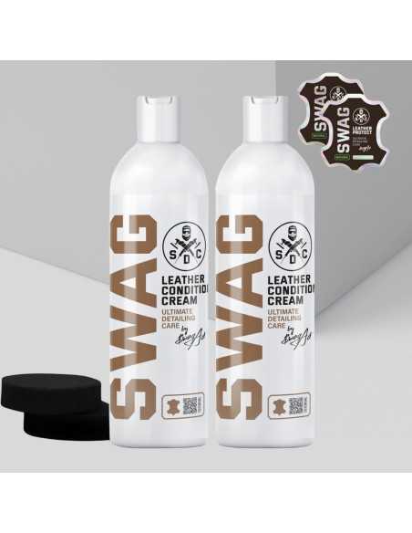 Swag LEATHER CONDITIONER CREAM SET - produkt do impregnacji tapicerki skórzanej