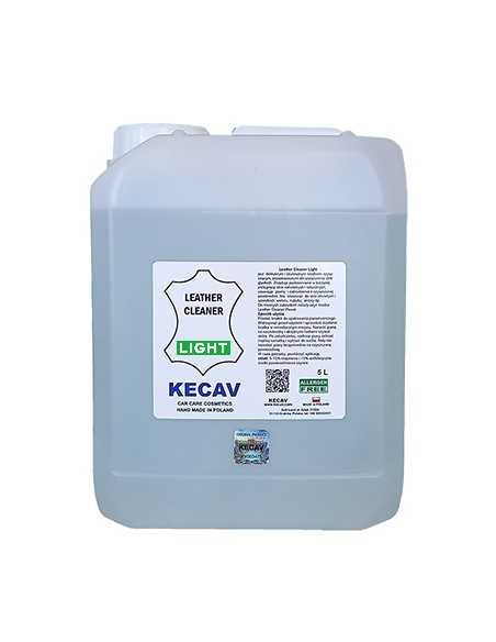 Kecav Leather Cleaner Light 5L - preparat do czyszczenia mocno zabrudzonych skór