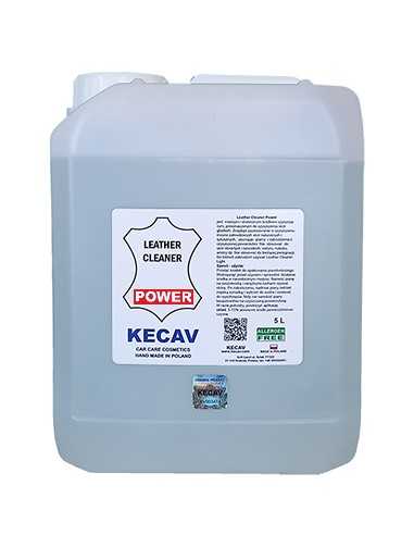 Kecav Leather Cleaner Power 5L - preparat do czyszczenia skór