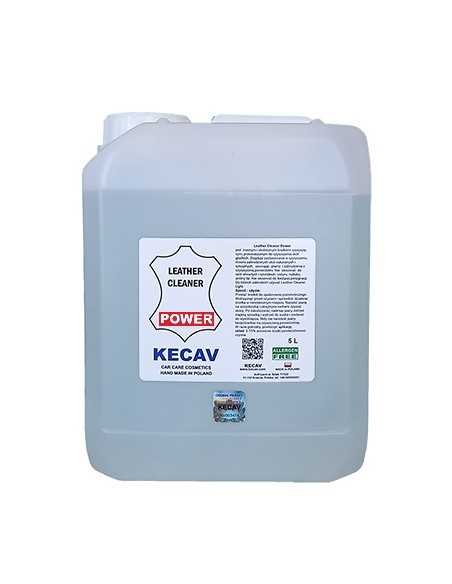 Kecav Leather Cleaner Power 5L - preparat do czyszczenia skór