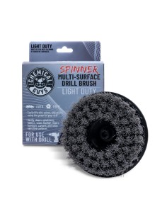 Chemical Guys Carpet Brush Light Grey - szczotka do prania tapicerki i dywaników.