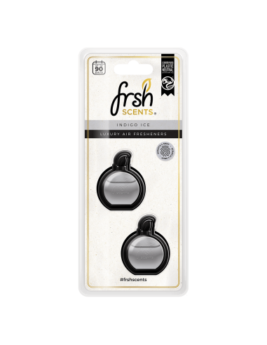 FRSH Mini Vent Deffusers Indigo Ice 2 sztuki - olejkowy odświeżacz powietrza