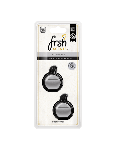 FRSH Mini Vent Deffusers Indigo Ice 2 sztuki - olejkowy odświeżacz powietrza