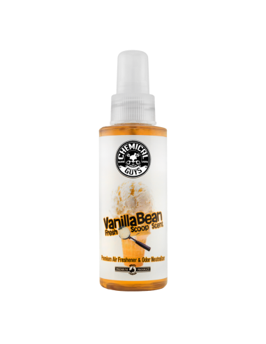 Chemical Guys Vanilla Bean Fresh Scoop Scent 118ml - odświeżacz powietrza lody waniliowe