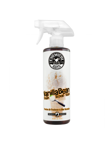 Chemical Guys Vanilla Bean Fresh Scoop Scent 473ml - odświeżacz powietrza lody waniliowe