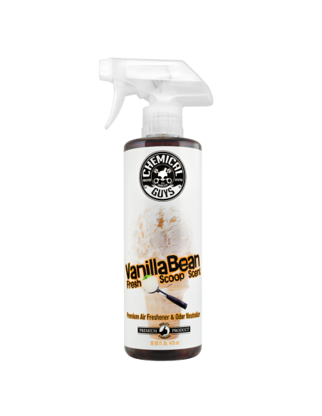 Chemical Guys Vanilla Bean Fresh Scoop Scent 473ml - odświeżacz powietrza lody waniliowe
