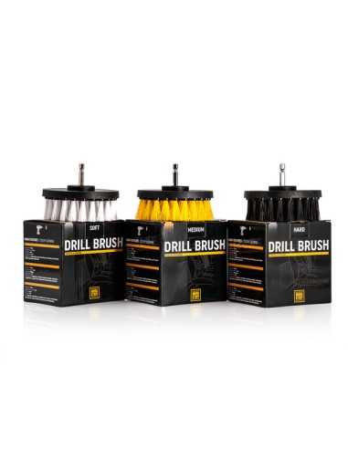 Work Stuff Drill Brush 3-pack - zestaw szczotek na wkrętarkę