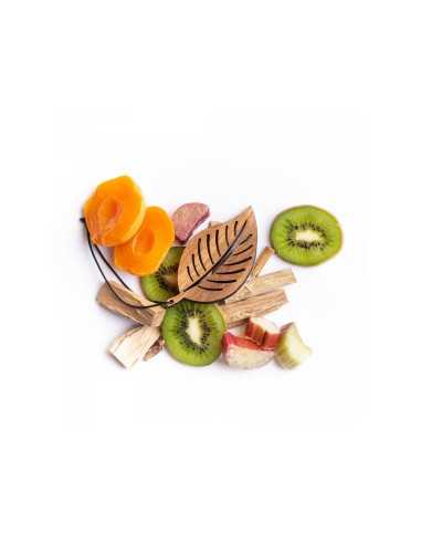 The Leaf Drzewo Sandałowe i Owoce - pachnąca zawieszka do samochodu