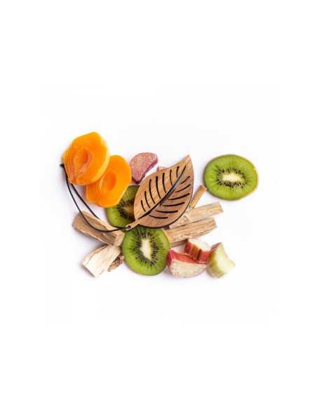 The Leaf Drzewo Sandałowe i Owoce - pachnąca zawieszka do samochodu