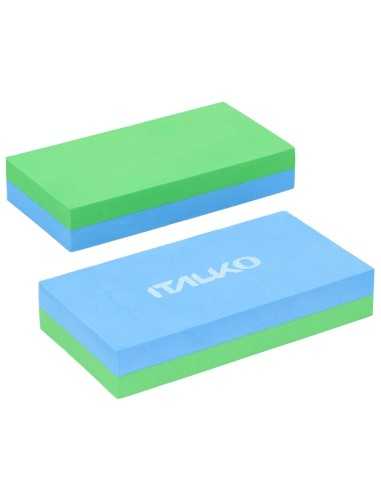 ITALKO Klocek szlifierski niebiesko-zielony 140mm