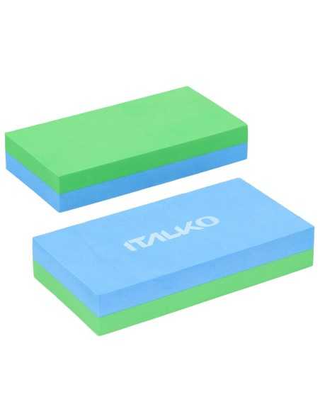 ITALKO Klocek szlifierski niebiesko-zielony 140mm