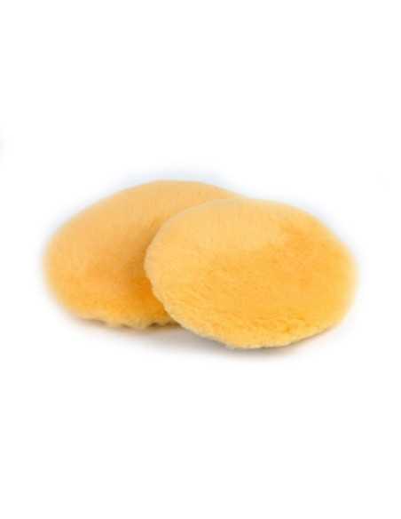 Brayt Wełna jagnięca typu D żółta 130mm - futro polerskie z wełny jagnięcej