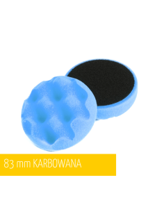 NAT Niebieska Karbowana Twarda Gąbka Pol. 80mm