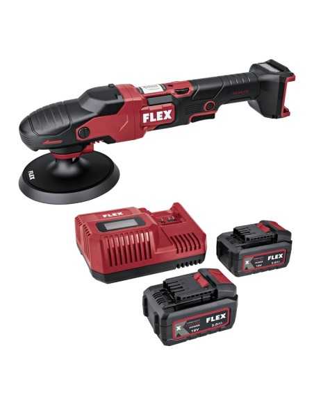 Flex PE 150 18-EC Set - akumulatorowa polerka rotacyjna 18V