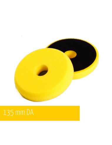 NAT DA Żółta Średnia gąbka polerska 135mm