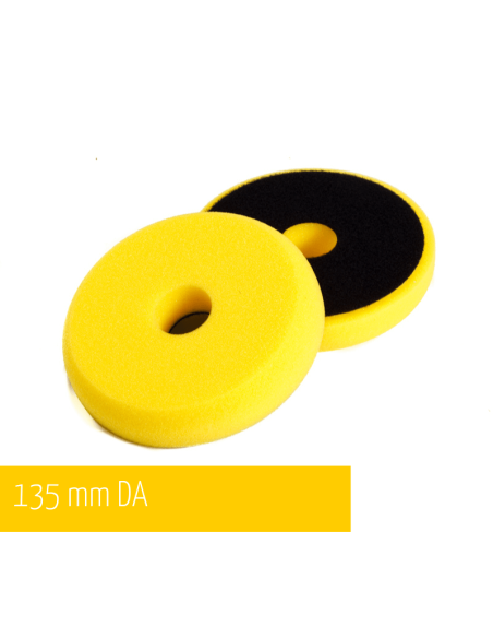 NAT DA Żółta Średnia gąbka polerska 135mm