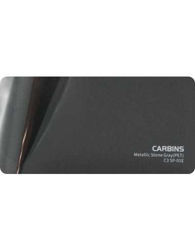 Carbins C3 SP-01E PET Metallic Stone Gray - folia do zmiany koloru samochodu