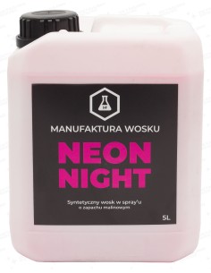 Manufaktura Wosku Neon Night 5L - syntetyczny wosk w sprayu o zapachu malin