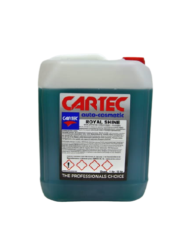 Cartec Royal Shine 5L - skoncentrowany wosk polimerowy przyśpiesza proces osuszania auta idealny na myjnię