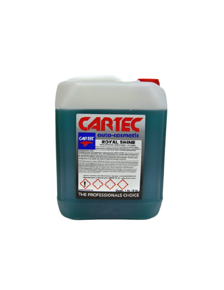Cartec Royal Shine 5L - skoncentrowany wosk polimerowy przyśpiesza proces osuszania auta idealny na myjnię