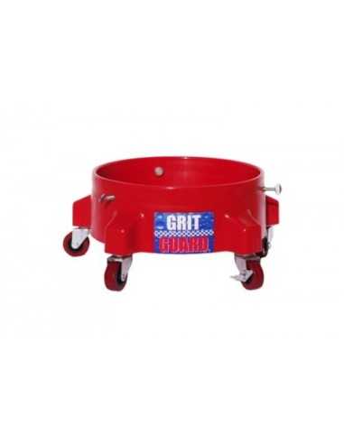 Grit Guard Bucket Dolly - czerwony wózek na kółkach do wiadra