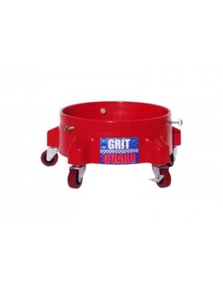Grit Guard Bucket Dolly - czerwony wózek na kółkach do wiadra