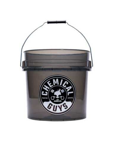 Chemical Guys Transparent Black Carwash Bucket 19L - wiadro detailingowe