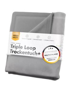 Chemicalworkz Triple Loop Towel Grey 40x40cm