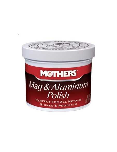 Mothers Mag & Aluminum Polish 141g - pasta do polerowania aluminium, felg
