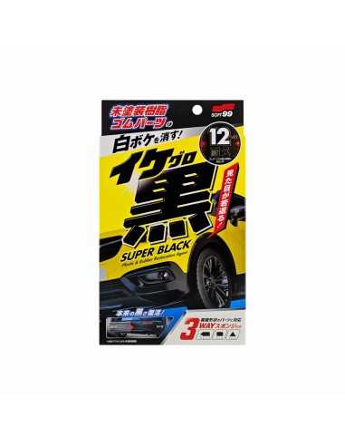 Soft99 Super Black Plastic and Rubber Restoration - środek do renowacji oraz ochrony plastików i gumy