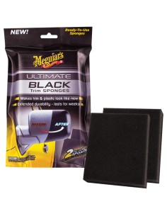 Meguiar's Ultimate Black Sponges - gąbki do pielęgnacji tworzyw zewnętrznych 2 szt.