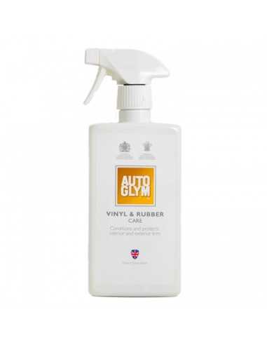Autoglym Vinyl & Rubber Care 500ml - odświeżanie plastików i konserwacja uszczelek samochodowych