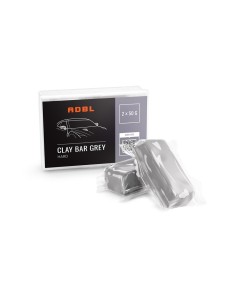 ADBL Clay Bar Grey 2x50g - twarda glinka do lakieru