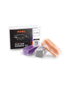 ADBL Clay Bar Rainbow Set 3x50g - zestaw trzech glinek do lakieru