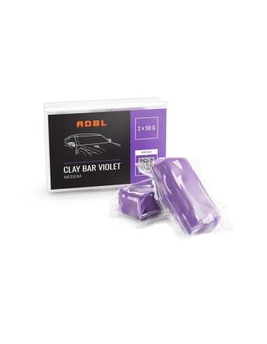 ADBL Clay Bar Violet 2x50g - średnio twarda glinka do lakieru