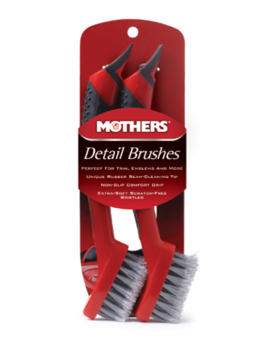 Mothers Detail Brushes - uniwersalne szczotki do czyszczenia elementów zewnętrznych