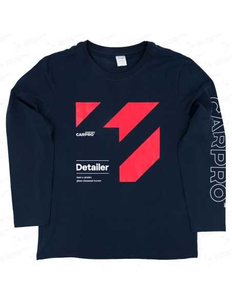 CarPro Long-Shirt Red Detailer M - bluzka z długim rękawem