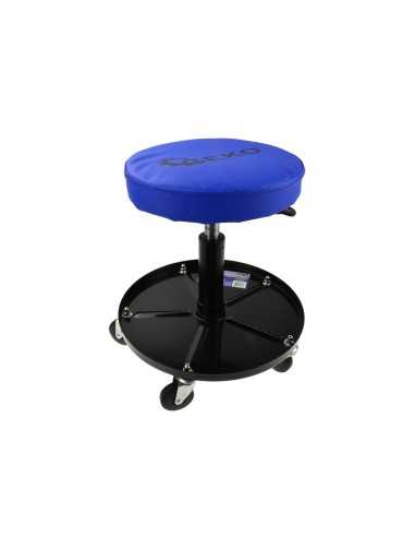 GEKO Stołek warsztatowy obrotowy z półką