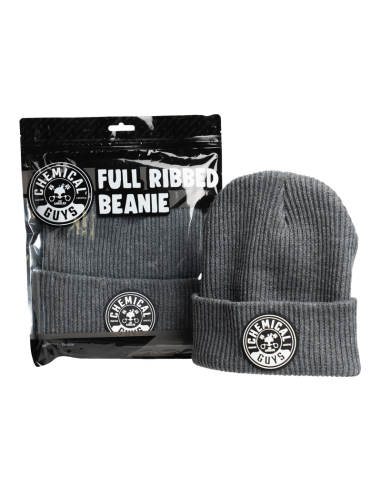 Chemical Guys Full Ribbed Beanie Gray - czapka