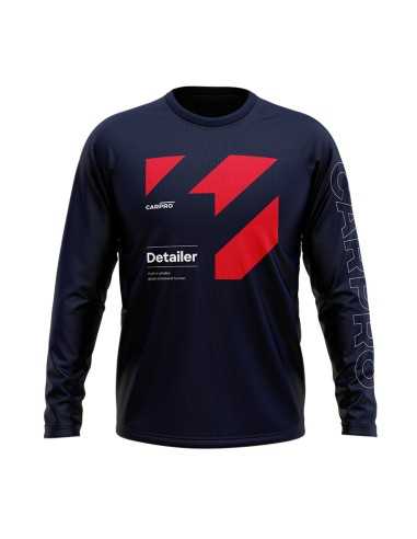 CarPro Long-Shirt Red Detailer XL - bluzka z długim rękawem