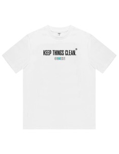 Seven Keep Things Clean White S - koszulka z logo