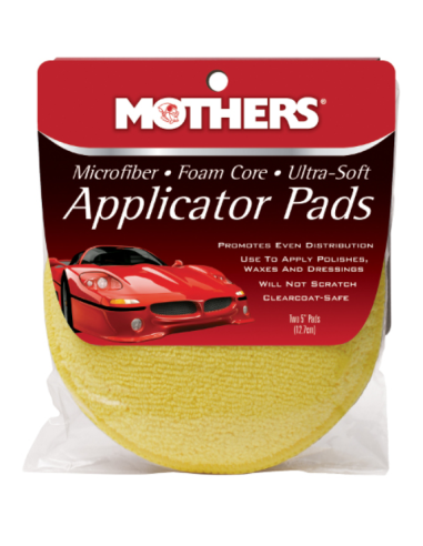 Mothers Microfiber Applicator Pads 2 szt. - aplikator z mikrofibry do wosków, sealantów, dressingów